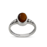 Natural Amethyst Silver Ring
