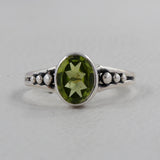 Natural Amethyst Silver Ring