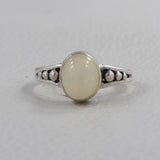 Natural Amethyst Silver Ring