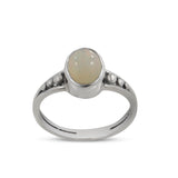 Natural Amethyst Silver Ring