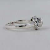 Natural Blue Topaz Silver Ring