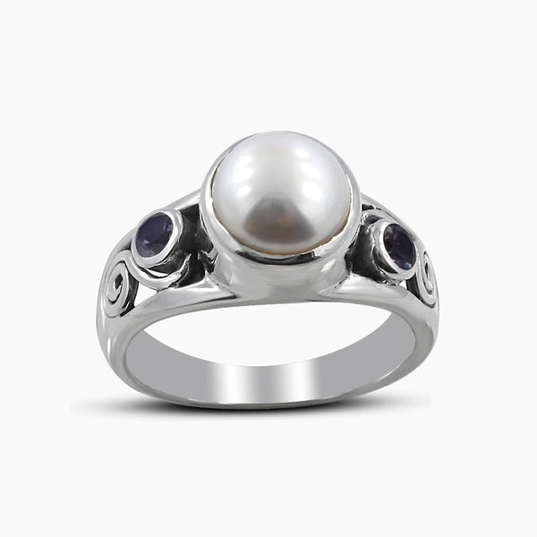 Fresh Water Pearl Silver Rings