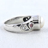 Fresh Water Pearl Silver Rings