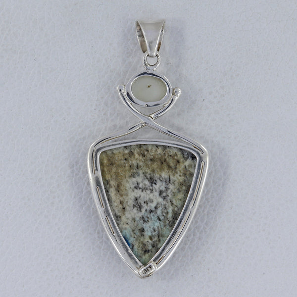925 Sterling Silver K2 Jasper Pendants