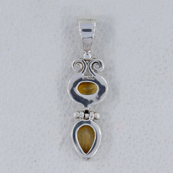 925 Sterling Silver Citrine Pendants