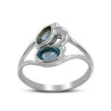 Garnet Silver Rings