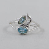 Garnet Silver Rings