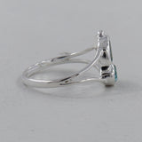 Garnet Silver Rings