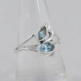 Garnet Silver Rings