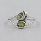 Garnet Silver Rings