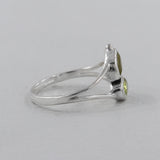 Garnet Silver Rings
