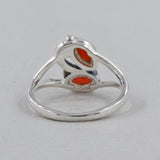Garnet Silver Rings