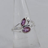 Garnet Silver Rings