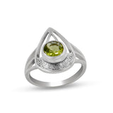 925 Sterling Silver Peridot Rings
