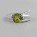 925 Sterling Silver Peridot Rings