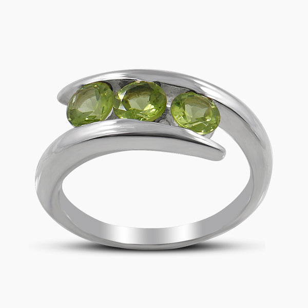 Natural Blue Topaz Silver Rings