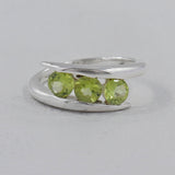 Natural Blue Topaz Silver Ring