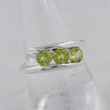 Natural Blue Topaz Silver Ring