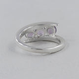 Natural Blue Topaz Silver Ring