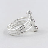 Genuine Iolite Silver Rings