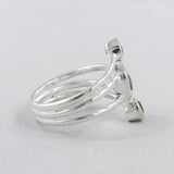 Genuine Iolite Silver Rings