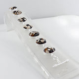 Peanut Wood Jasper Silver Bracelets