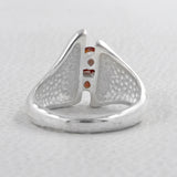 925 Sterling Silver Garnet Rings