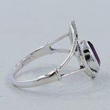 Citrine Gemstone Silver Ring