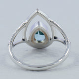 Citrine Gemstone Silver Ring