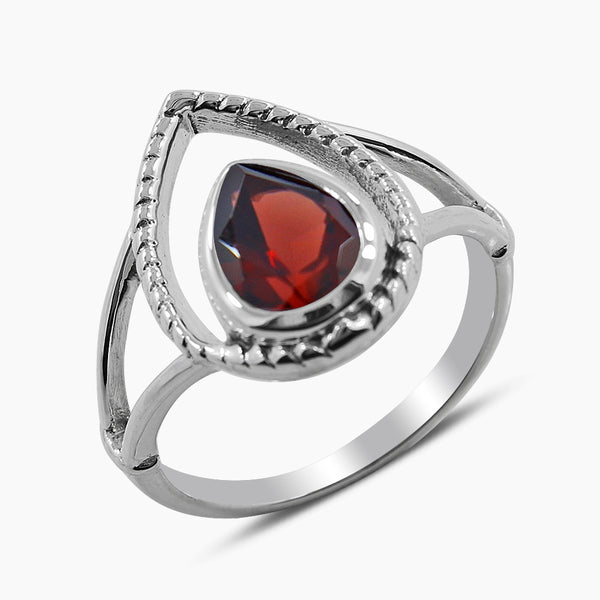 Citrine Gemstone Silver Rings