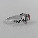 925 Sterling Silver Garnet Rings