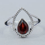 Citrine Gemstone Silver Ring