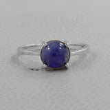 Natural Labradorite Silver Ring