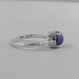 Natural Labradorite Silver Ring