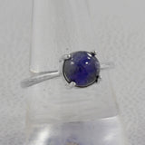 Natural Labradorite Silver Ring