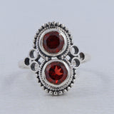 Natural Larimar Silver Rings