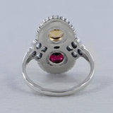 Natural Larimar Silver Rings