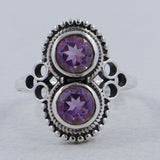 Natural Larimar Silver Rings