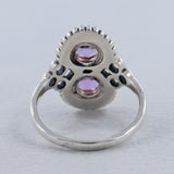 Natural Larimar Silver Rings