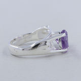 Natural Garnet Silver Rings