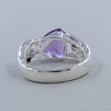 Natural Garnet Silver Rings