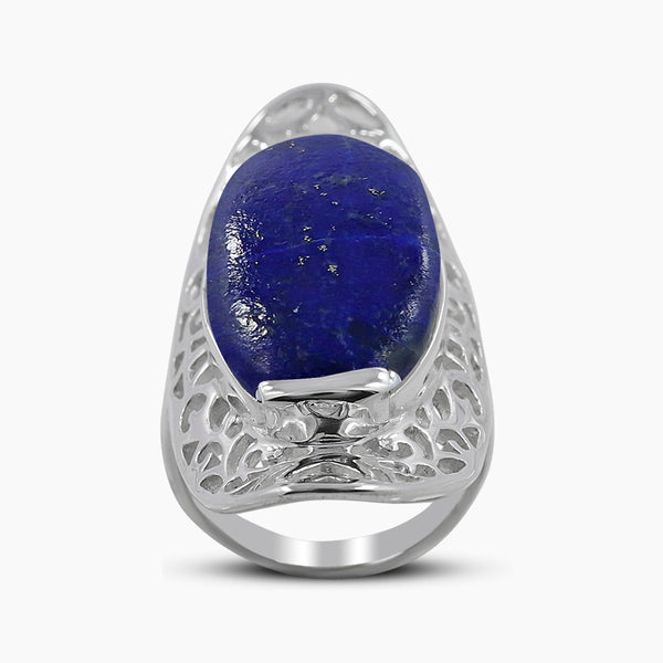 Spiny Oyster Turquoise Silver Ring