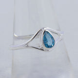 Natural Blue Topaz Rings