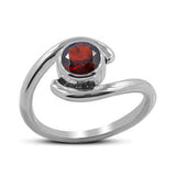 Rainbow Moonstone Silver Ring