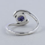 Rainbow Moonstone Silver Ring