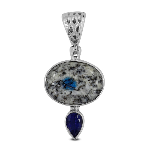 925 Sterling Silver K2 Jasper Pendant