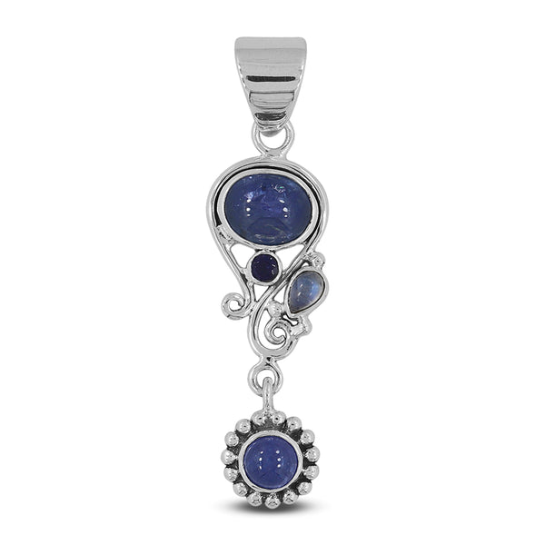 925 Sterling Silver Tanzanite Pendant