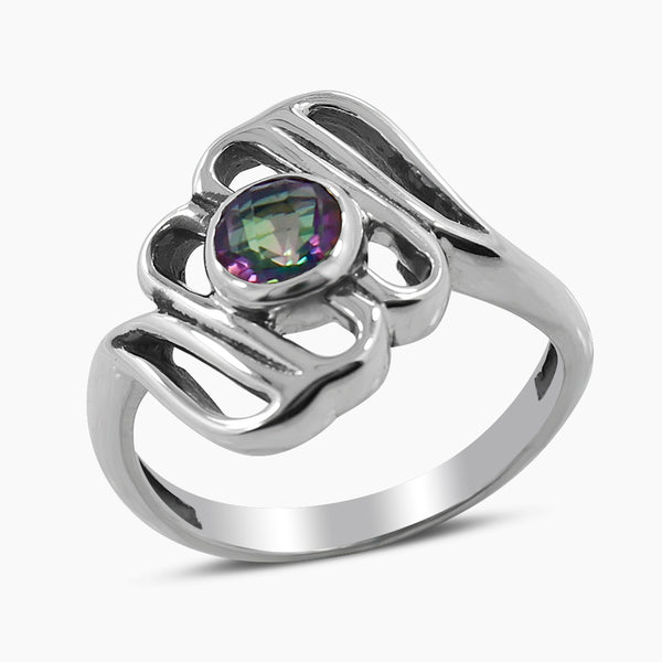 Mystic Quartz Silver Rings