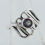 Mystic Quartz Silver Rings