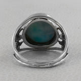925 Sterling Silver Dendritic Opal Rings